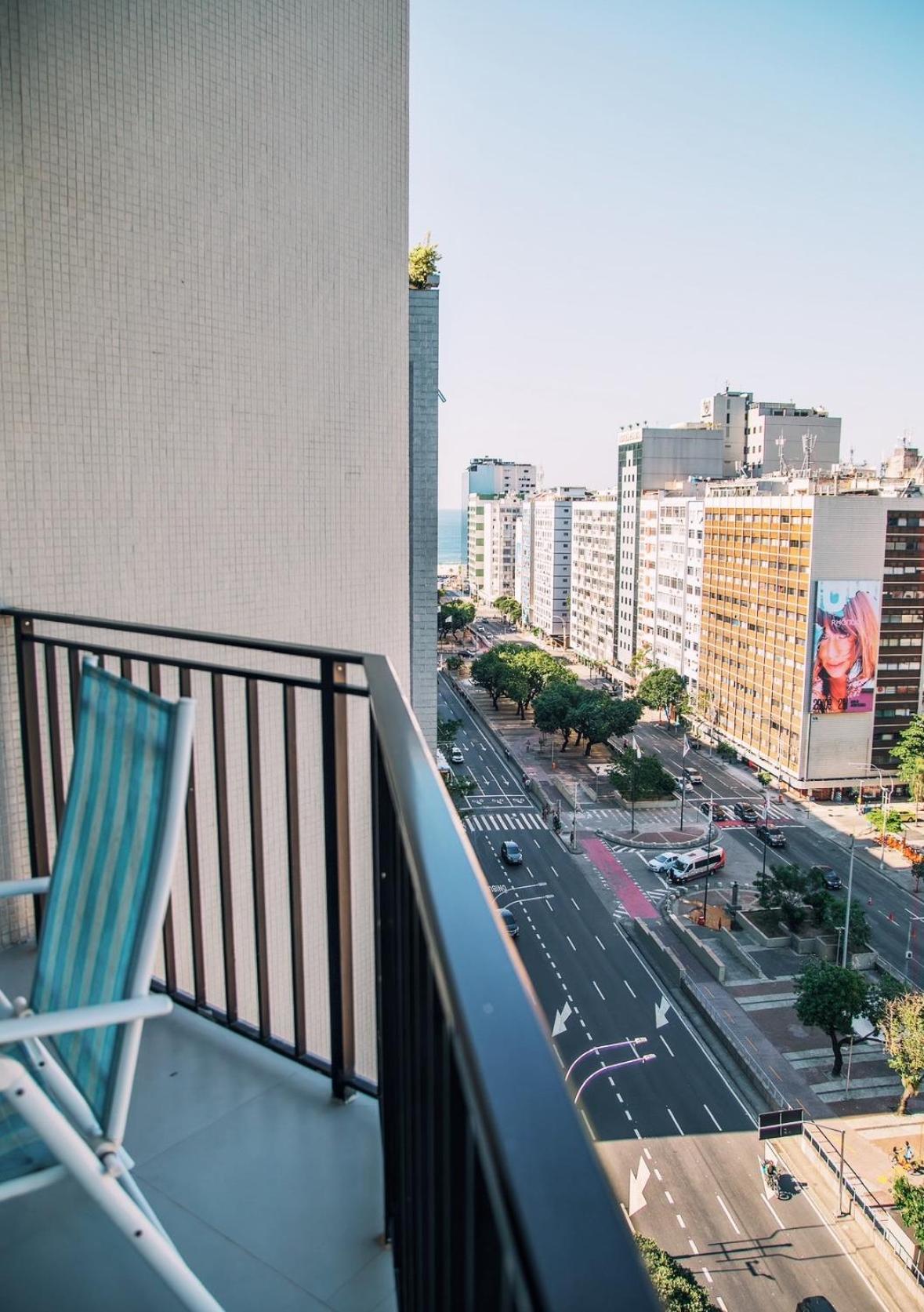 Copa Vista: Beachfront Comfort with Pool and 24/7 Security Rio de Janeiro Exterior photo