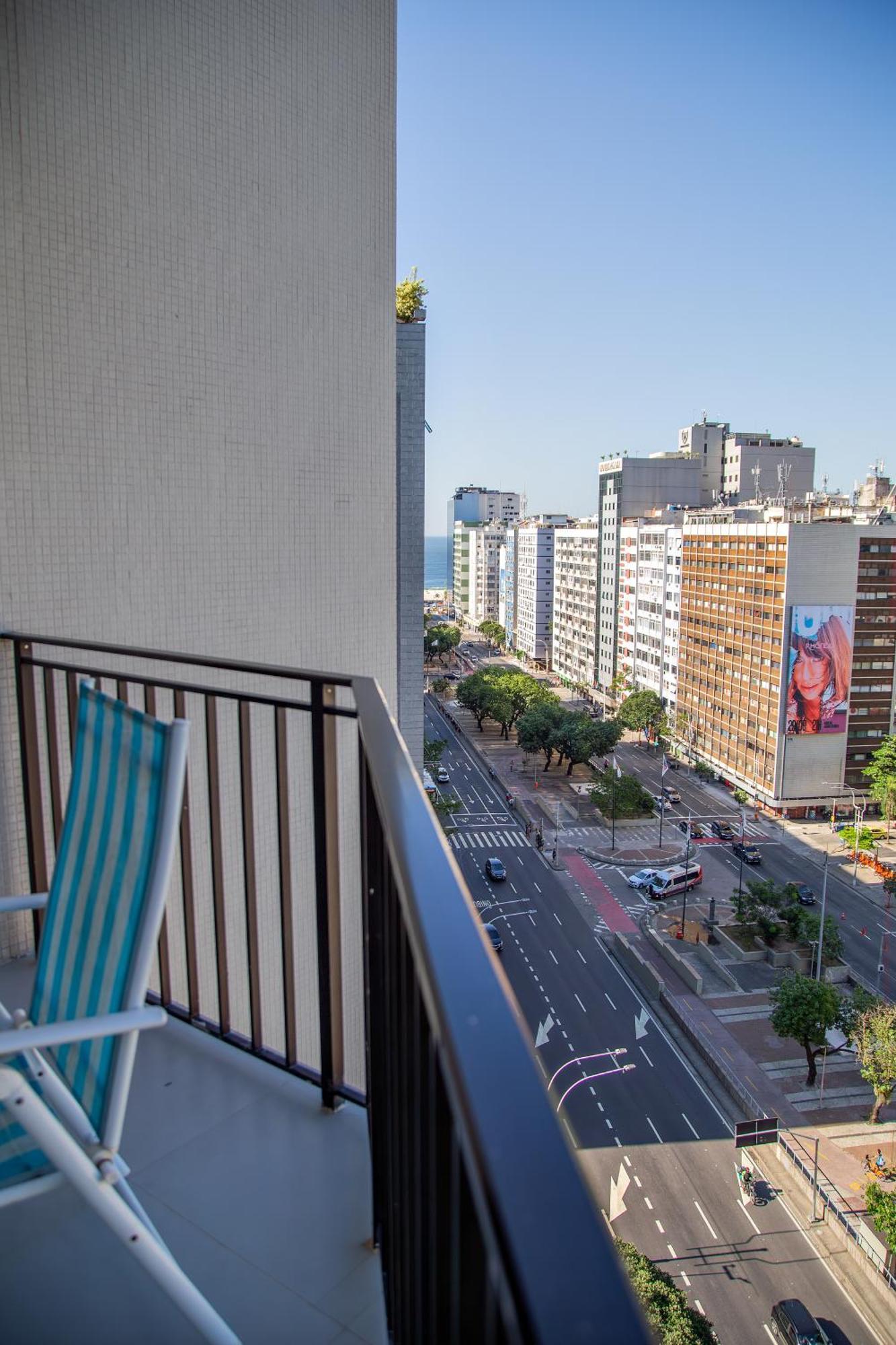Copa Vista: Beachfront Comfort with Pool and 24/7 Security Rio de Janeiro Exterior photo